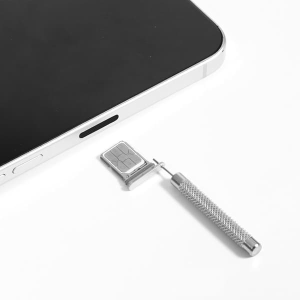 SIM-kortfjernerværktøj, 5 stk. letvægts bærbare udstøderstifter, genanvendeligt SIM-kortværktøj til alle telefonmodeller, smartphone-mobiltelefonudstøderåbner