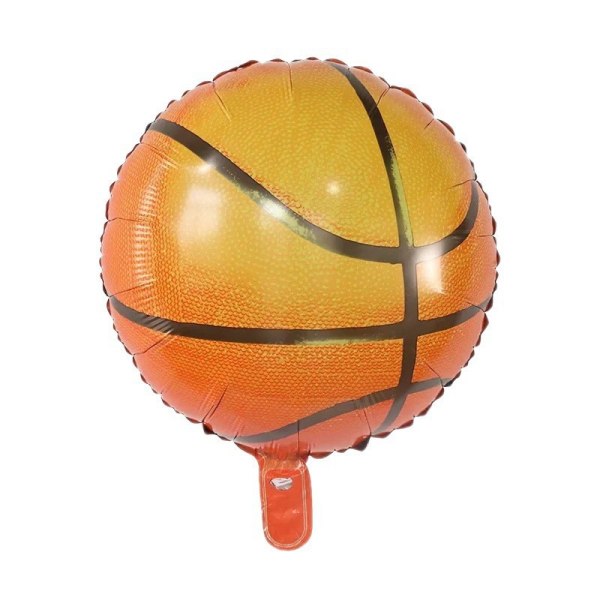 6 stk 18 tommers basketballballonger, aluminiumsfolie ballong sport