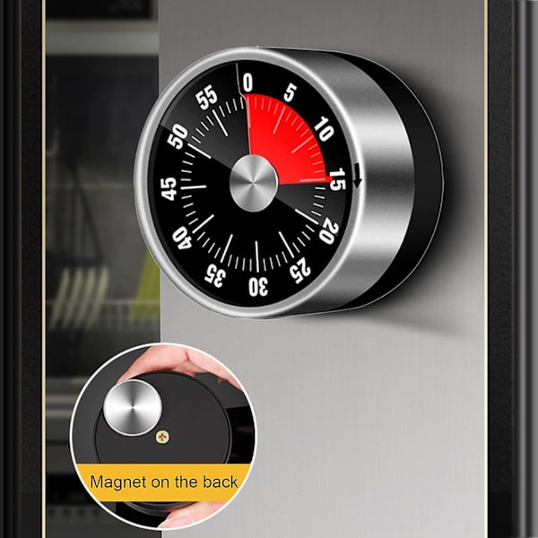 Basics mekanisk og magnetisk timer (svart), Magnetisk Timer Maxi