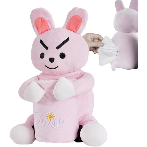 Plush Vevholder, Kanin Bil Papirhåndkleholder, Pluss Vev
