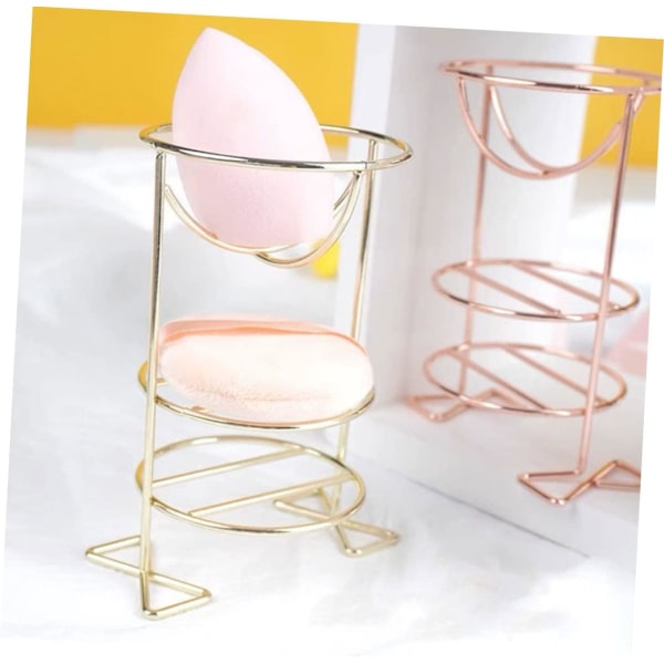 2 Stk Beauty Egg Holder Pulver Display Stand Pulver Oppbevaring Contai