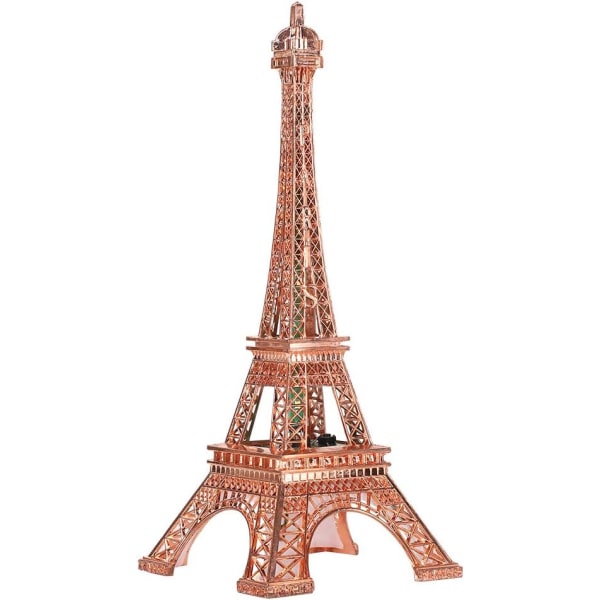 Eiffeltårnet statue, 26 cm LED Eiffeltårnet, Paris Fashion Colorfu