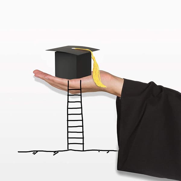 Sødeæsker, 30 stk. Doktorhat Formet Gaveæske Sort Graduation