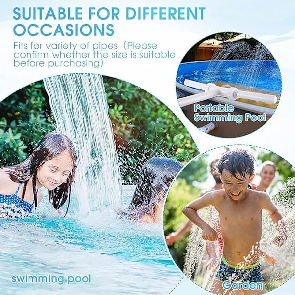 1 stk. Swimmingpool Springvand, Dobbelt Jet Swimmingpool Tilbehør