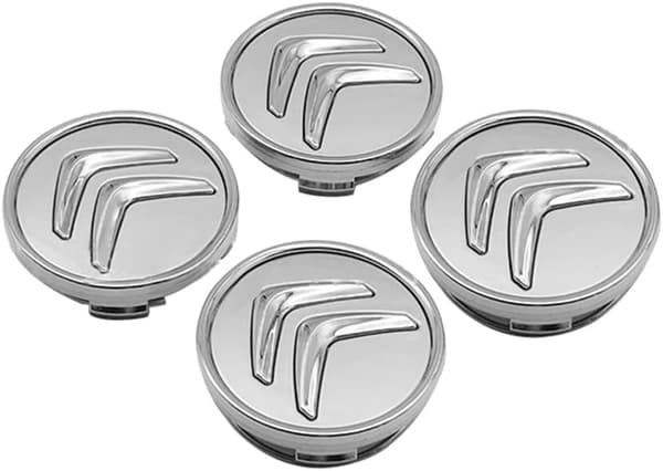 4 × 60mm Bilnavkapsler til Citroen C3 C4 C5 Elysee Berling