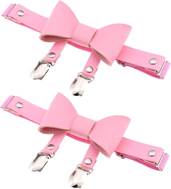 Dame Butterfly Knot Strømpebånd Justerbart Punk Gotisk Ben Sele Strømper Elastisk Lår Ring Strømpebånd 2 stk