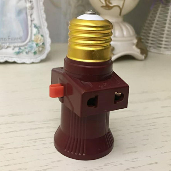 E27-lampupäämateriaali riipus kytkimellä varustetulla muuntokruunulla