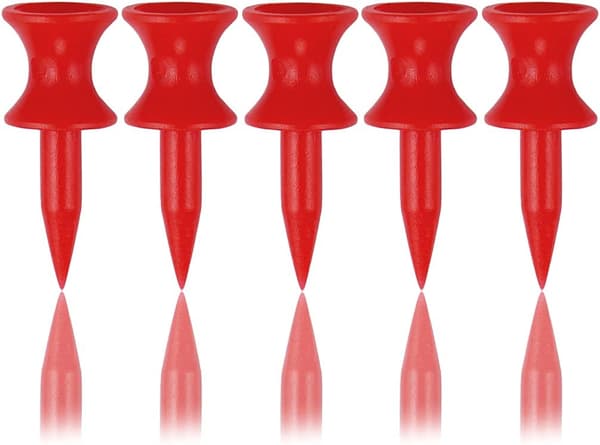 Ocean 100-pack 32mm Röda Plastgolfte