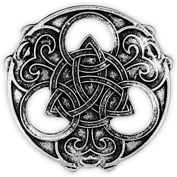 Vikinge Sjal Tørklæde Kappe Kvinder Nordiske Middelalderlige Tøj Fastgørelser Brosche Vintage Keltisk Pin Spænde