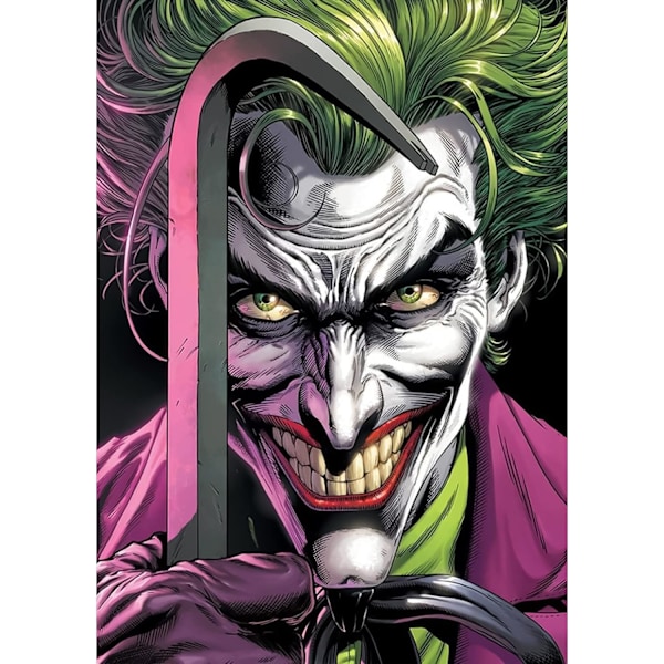 Joker Diamantmålning Kit för Vuxna & Barn 30x40cm, DIY Skurk