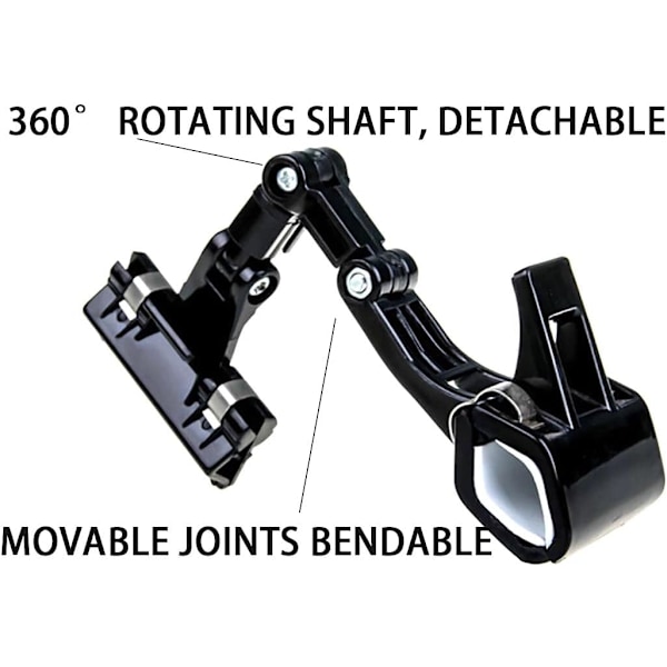 3 stk. Skilteclips Clip Holder Skilteholder Clip Papirholder til Bordplade Clip On Skilt til Papirholder Computerskærm Praktisk Kunstnerartikler Holder(Bl