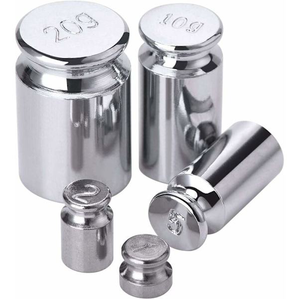 Kalibreringsvekter: 1g, 2g, 5g, 10g, 20g, gramvekt for digital