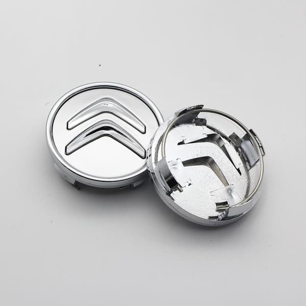 4 × 60mm Bilnavkapsler til Citroen C3 C4 C5 Elysee Berling