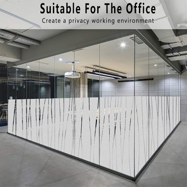 Statisk Vindusfolie - Frost Matt Folie - 60X200CM, Elektrostatisk