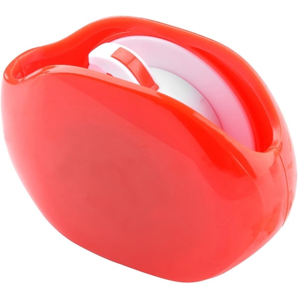 1 stk In-Ear høretelefoner (rød) Smart Opbevaringsboks Headset Etui Holder