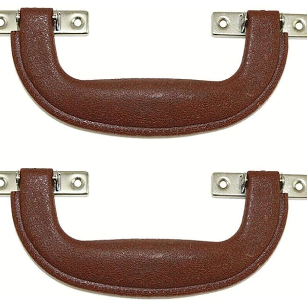 Handtag, Brun Retro Läder Resväska Hållbart Resväska Handtag Ersättning