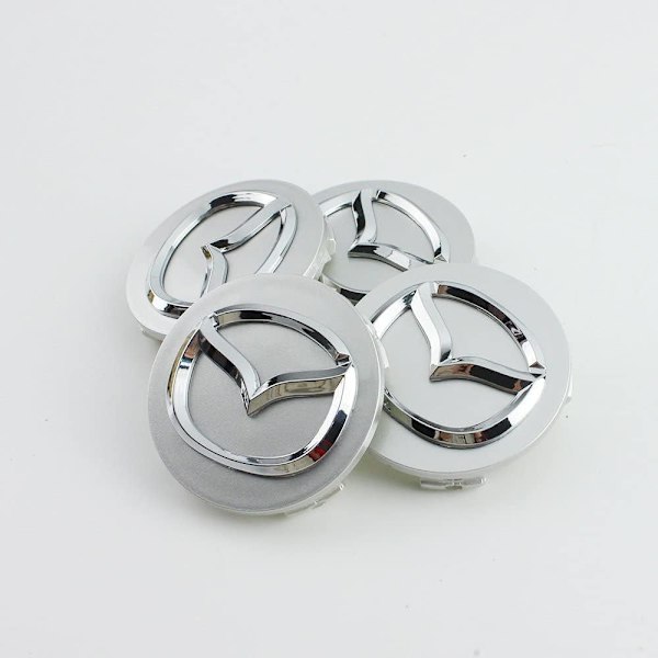4-pack Hjulnavslock för Mazda, 57mm, Centrallock M