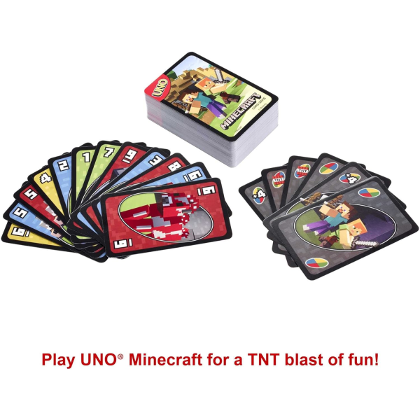 (Minecraft) Samlekortspill med 112 kort, familiespillkveld C