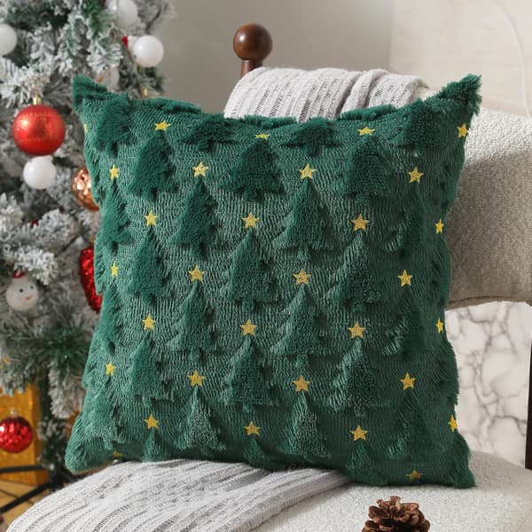 Set med två julkuddfodral, julkuddfodral, 45x45 cm julkuddfodral, dekorativt kuddfodral