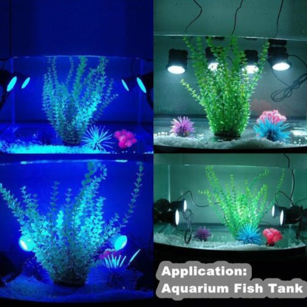 Vandtæt undervandsspot flerfarvet RGB akvarielys (
