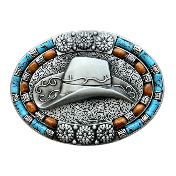 Belt Buckle Men Western Cowboy, Sturdy, Gifts for Kids/Husband/Teens/Men, For Cowboy Rodeo Halloween,