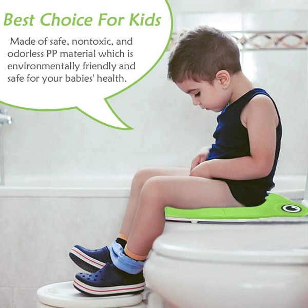 Foldbart Frog Toiletsæde (grøn), Småbørns-/babyrejser, Easy Carr