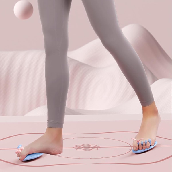 Fotmassage & Stärkare – Stöd för fotvalv för vadsträckning, sätesmuskelträning, lindring av hallux valgus & tåjustering | Förbättrar fothälsan, smala vader & ben