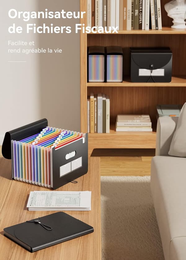 A4 Sorter / Dokumentarrangering / Papirlagring 12 Rom -