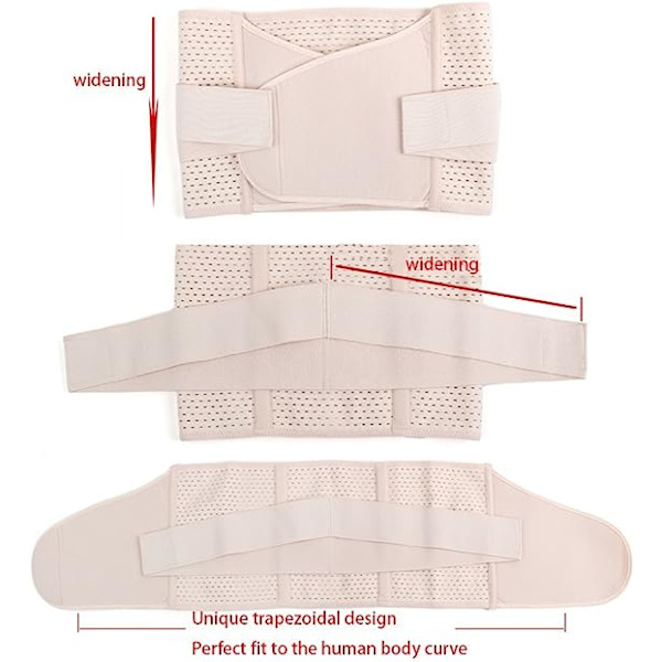 Elastiskt bälte för kvinnor efter förlossning 100CM Justerbart bälte efter förlossning Ma
