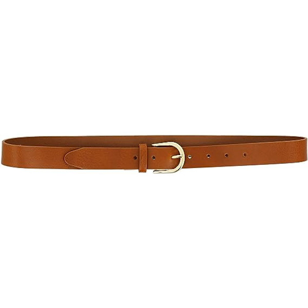 Kuhskinnbelte for kvinner, bredde 2,3 cm, egnet for jeans