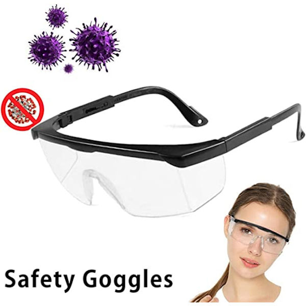 3 Skyddsglas Anti-Dimma och UV-Glasögon och Repskydd för
