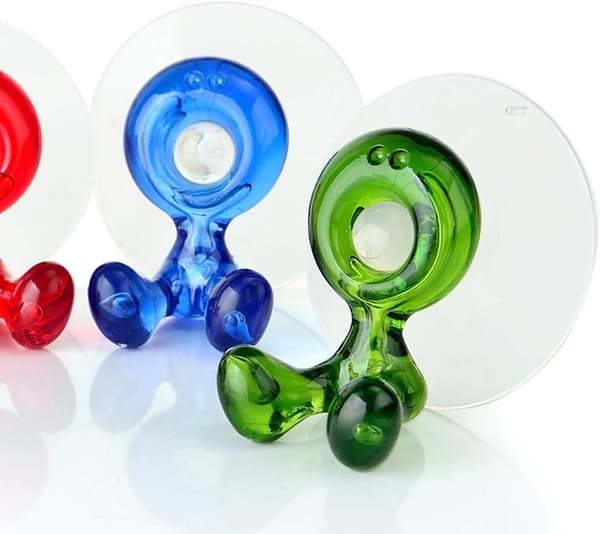 4-pack Sugpropp Tandborsthållare för Barn - för Dusch, Badrum, Kylskåp, Kök, etc.
