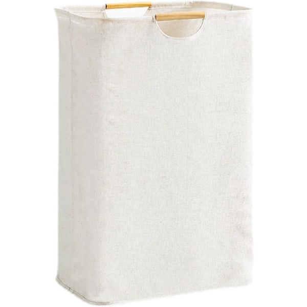 Beige Vaskeromskurv 39×53×27 cm, Oxford Stoff Sammenleggbar Stor Kapasitet
