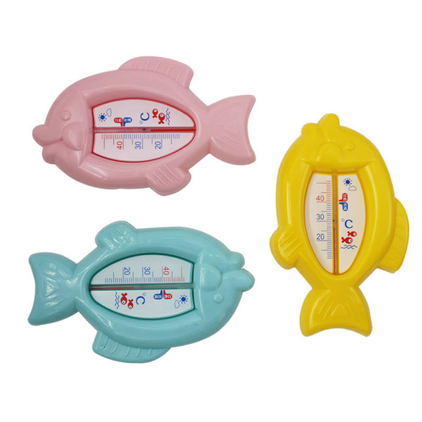 3 stykker babyvandtermometer Sød fiskeformet babybadebat
