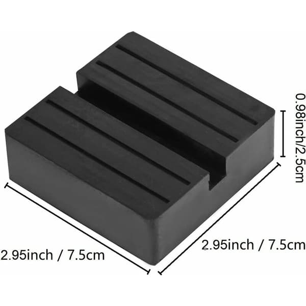 4 stk. Gummi Jack Block Hydraulisk Buffer Pad, Jack Pad Jack Slot