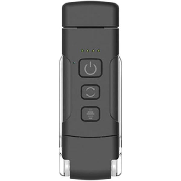 Genopladelig boglampe til læsning i sengen, bærbar clip-on LED læselampe, 4 temperaturfarver & 3 lysstyrker dæmpbar, læselamper til bøger