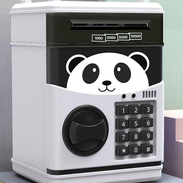 (Panda) Elektronisk Spargris med Lösenord, Spargris ATM Spargris