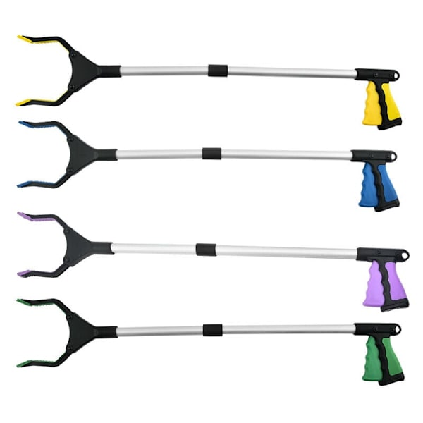 Gul affaldsgriber - 81 cm Foldbar affaldsgriber + teleskopisk