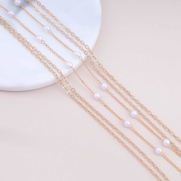 Boho Lagdelt Smaragd Perle Choker Halskjede Gull Smaragd Anheng Halskjede Tiny Perle Stasjon Halskjede Grønn Edelsten Hals