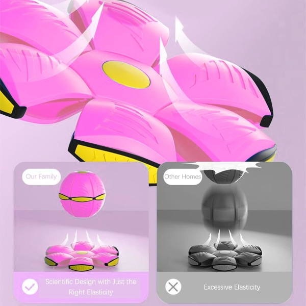 Frisbee Bold til Hunde, Pink, Frisbee Bold Hundelegetøj, Magic Frisbee
