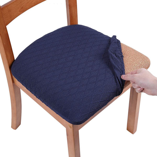 Stretch Stolsetertrekk for Spisestue, Jacquard Spisestuestol