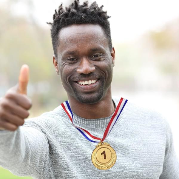 Set med 3 Metallmedaljer - Vinnare Utmärkelser - Konkurrensutmärkelser för K