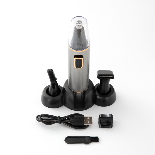 Profesjonell øre- og nesetrimmer for menn, USB-ladbare, 2023