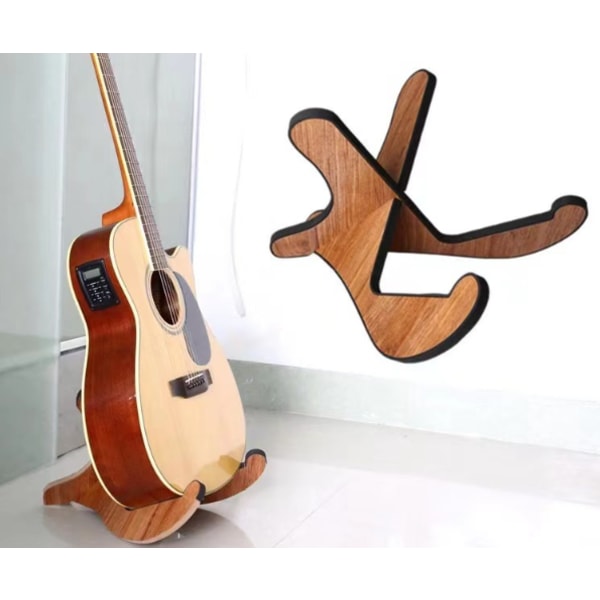 Trestativ for akustisk gitar/ukulele/kalimba (middels størrelse - f