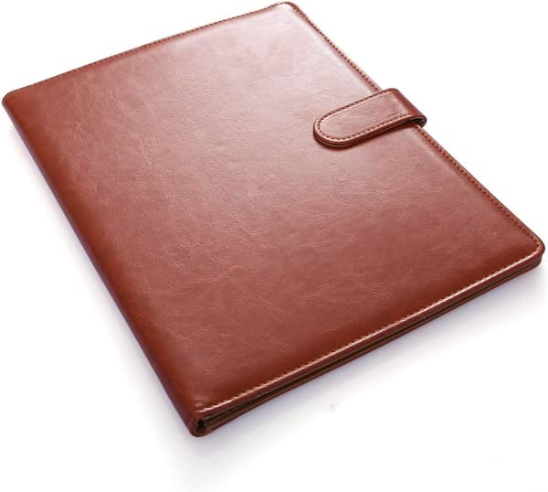 A4 Notesblok Dokumentholder, (Brun) A4 Notesblok Dokumentholder Klips