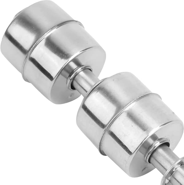Dobbelt Kugle Niveausensor, Flydekontakt Vandstandssensor, Rustfri Stål Flydekontakt Vandstandsregulator (100mm)