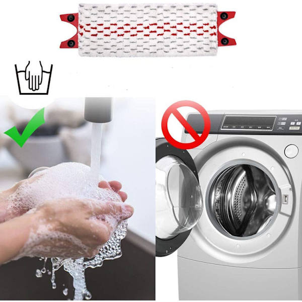 2 st kompatibla med Vileda UltraMax Mopp Ersättnings Microlida S