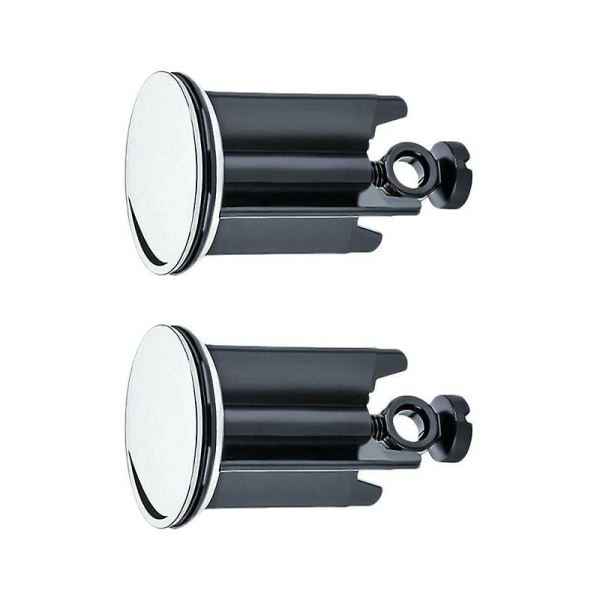(2 stk.) 40 mm universal vaskestop, afløbsstop, med gummitætning