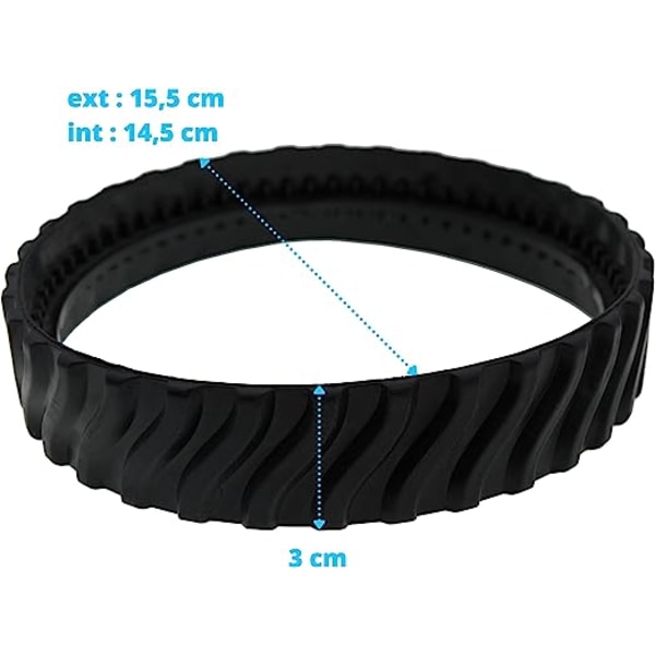Ocean 2 tilpassbare spor for Zodiac MX6 MX8, Baracuda bassengrenser