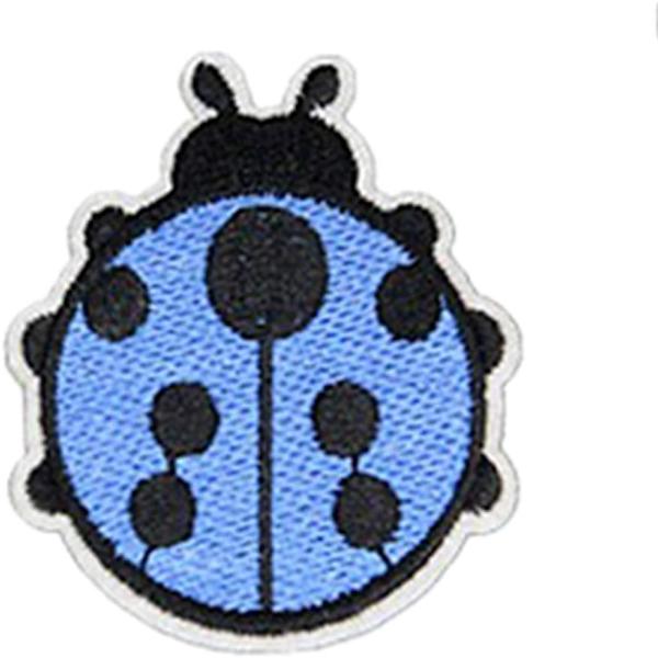 6 st Broderade Nyckelpigor Applikationer Motiv för Jackor Ryggsäck